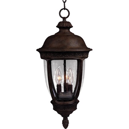 MAXIM Knob Hill DC 3-Light 13" Wide Sienna Pendant Light 3468CDSE